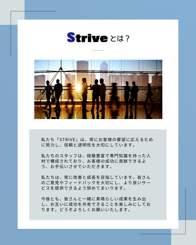 STRIVEとは